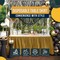 Ruffle Disposable Table Skirt 14 Ft Long Pleated Table Skirts with Adhesive Strip – Fits 6ft+ Rectangle or Round Tables – Ideal for Birthday Parties, Gender Reveal, Baby Showers & Event Decorations 6 pack by Exquisite